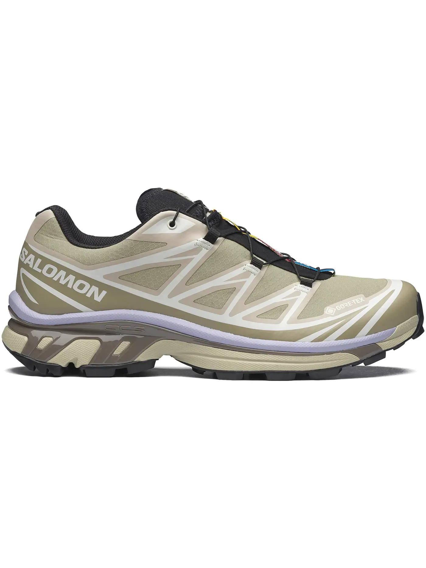 Трейловые кроссовки мужские Salomon XT-6 Gore-Tex, водонепроницаемые — изображение 1 из 1, серебристый