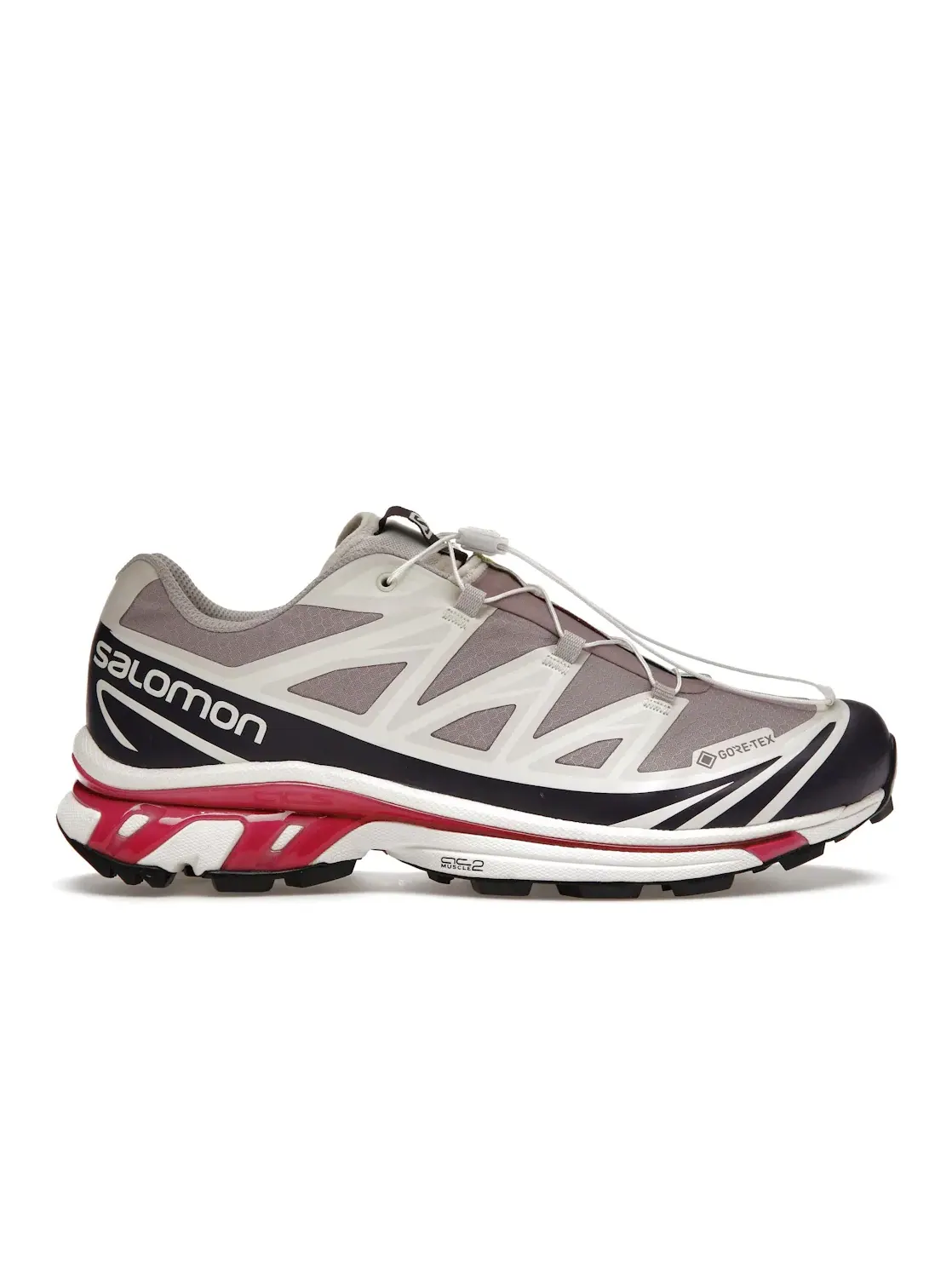 Кроссовки для бега Salomon XT-6 Gore-Tex Kith Moonscape, с мембраной Gore-Tex, Quail/Moonscape/Vanilla Ice