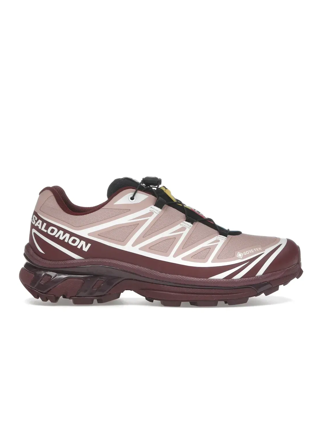 Кроссовки мужские Salomon XT-6 Gore-Tex, водонепроницаемые — изображение 1 из 4, розовый//черный