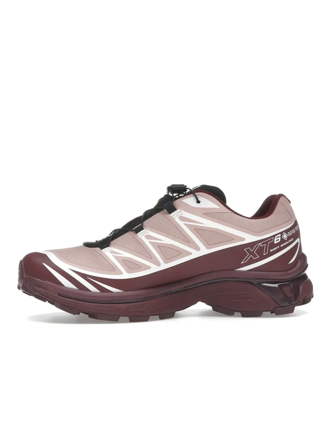 Кроссовки мужские Salomon XT-6 Gore-Tex, водонепроницаемые — изображение 3 из 4, розовый//черный