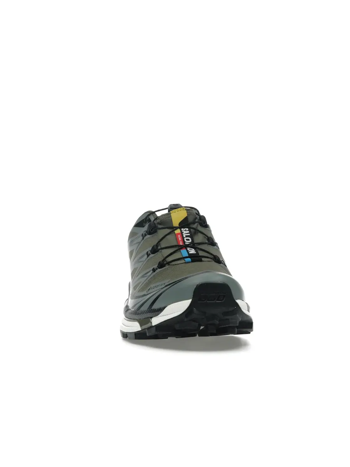 Кроссовки мужские для бега Salomon XT-6 Gore-Tex, водонепроницаемые — изображение 2 из 4, оливковый//черный