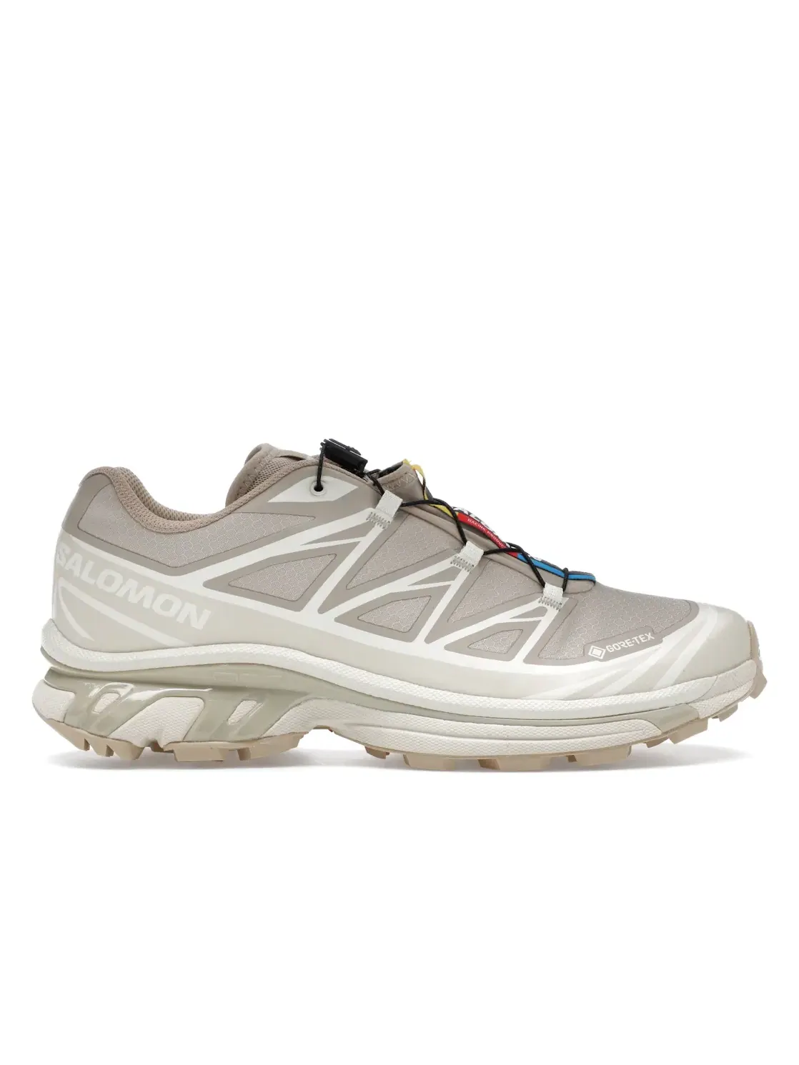 Кроссовки мужские Salomon XT-6 Gore-Tex, для трейла — изображение 1 из 4, бежевый