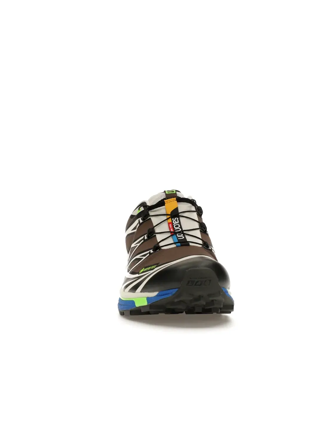 Кроссовки мужские Salomon XT-6 Gore-Tex, водонепроницаемые — изображение 2 из 4, коричневый/зеленый/синий