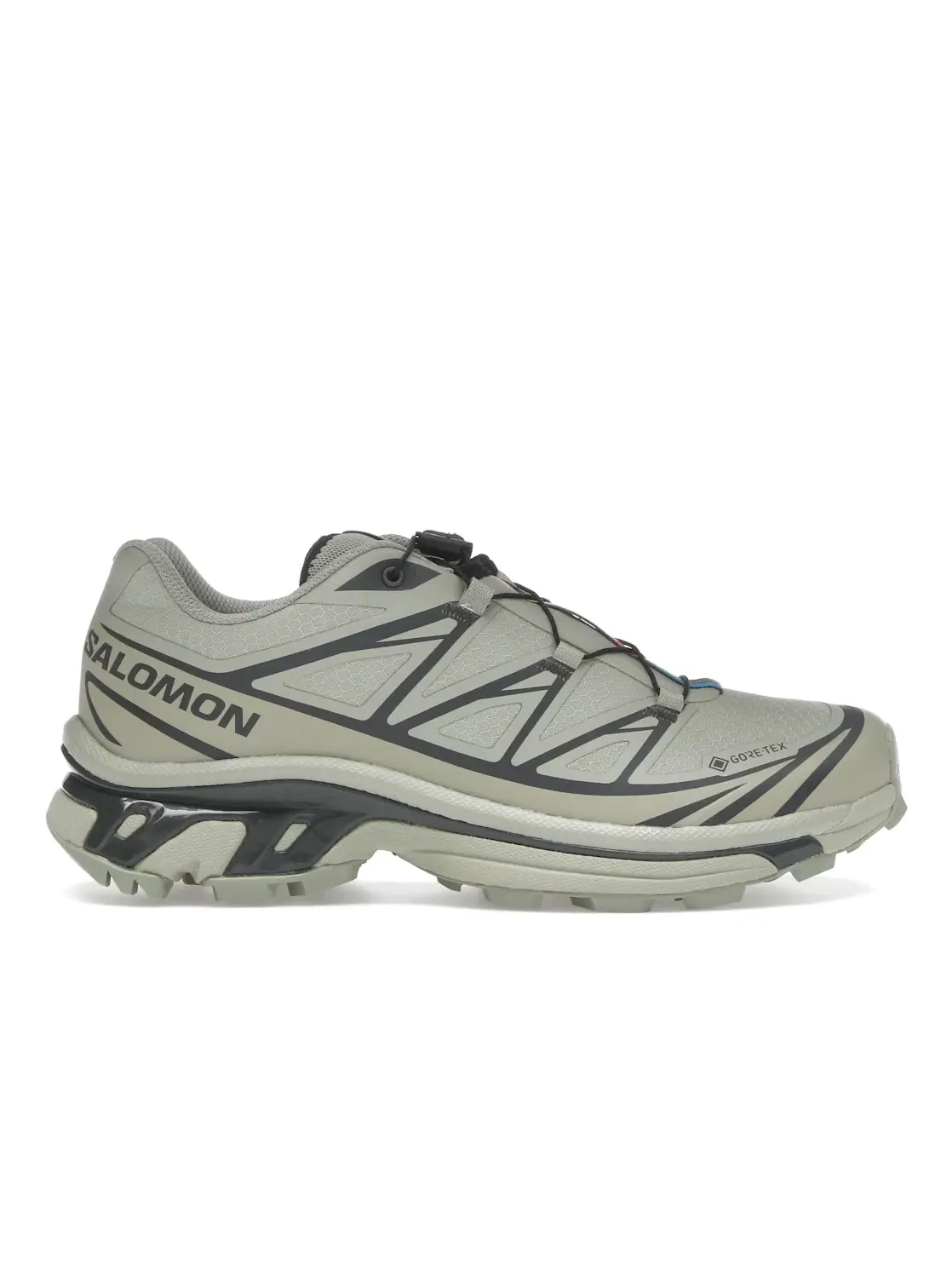 Трейловые кроссовки мужские Salomon XT-6 Gore-Tex, водонепроницаемые, Tea/Tea/Peat — изображение 1 из 4