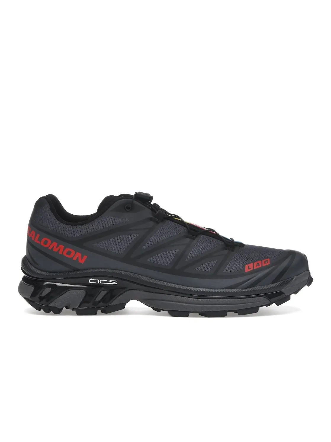 Кроссовки для бега Salomon XT-6 — изображение 1 из 4, черный/красный