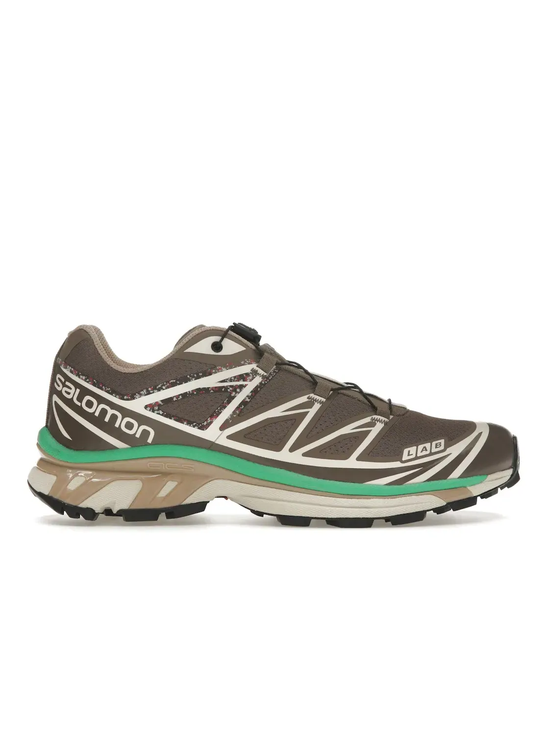 Кроссовки для бега Salomon XT-6 Falcon/Almond Milk/Bright Green — изображение 1 из 4, зеленый