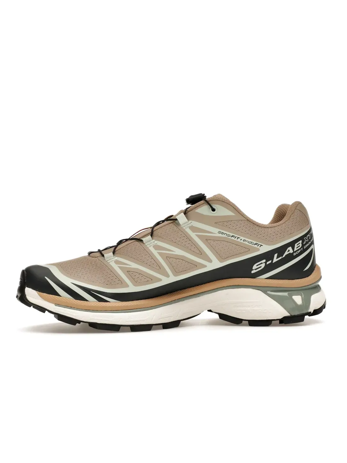 Кроссовки мужские для бега Salomon XT-6 — изображение 3 из 4, бежевый//голубой