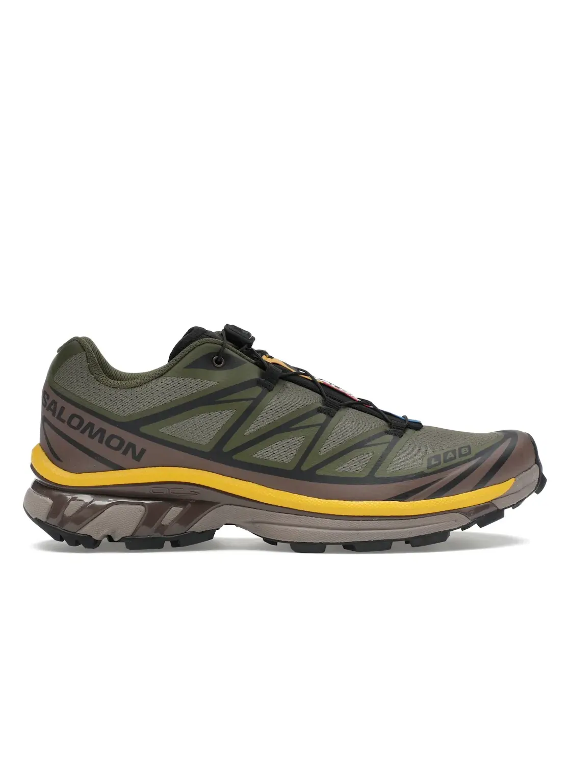Кроссовки мужские для бега Salomon XT-6 — изображение 1 из 4, оливковый черный