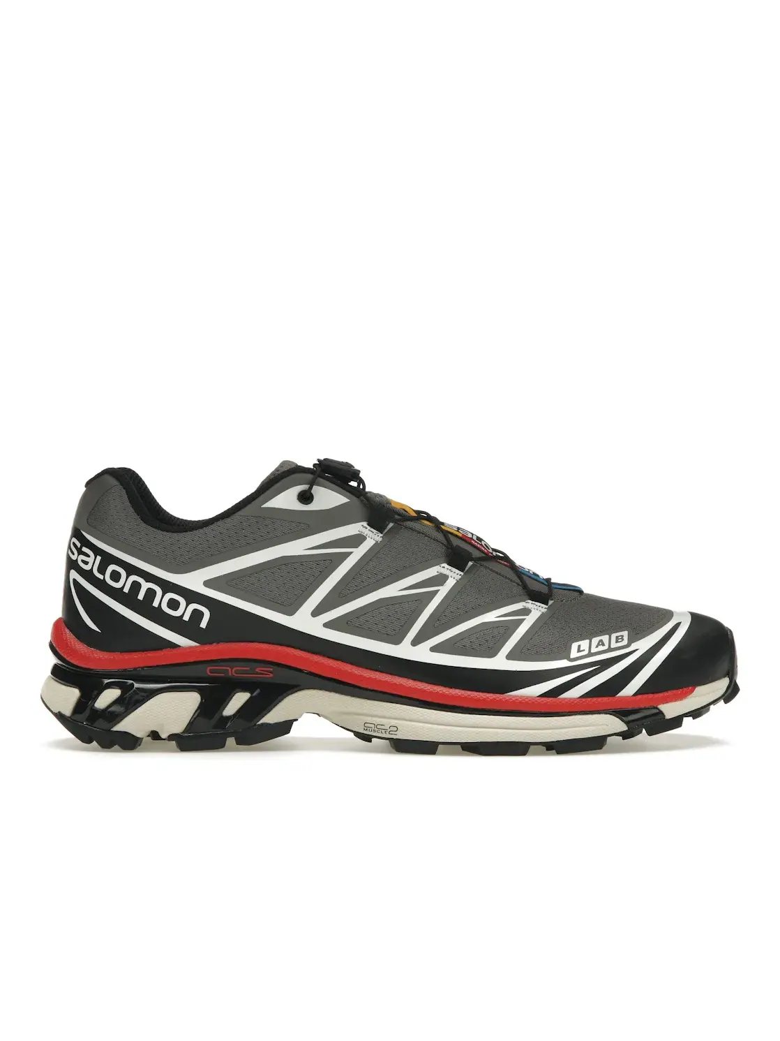 Кроссовки мужские для бега Salomon XT-6 — изображение 1 из 4, черный красный
