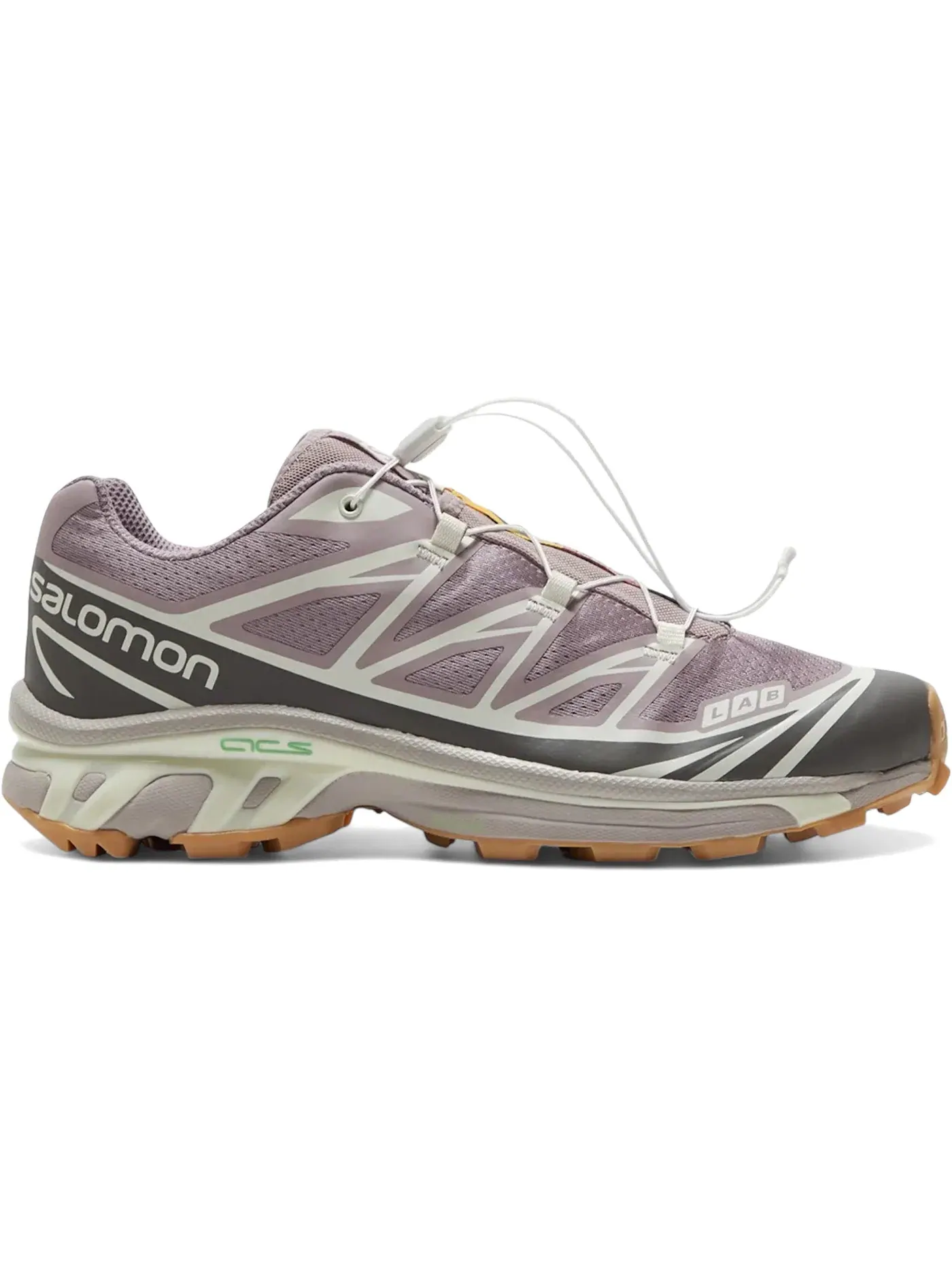Кроссовки мужские для бега Salomon XT-6, Quail Plum Kitten Vanilla — изображение 1 из 1