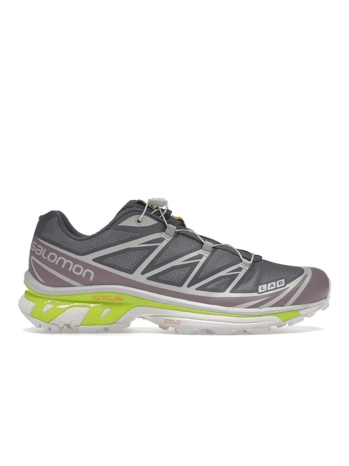 Кроссовки для бега Salomon XT-6, с системой Quicklace и Sensifit, Quiet Shade/Lunar Rock/Evening Primrose