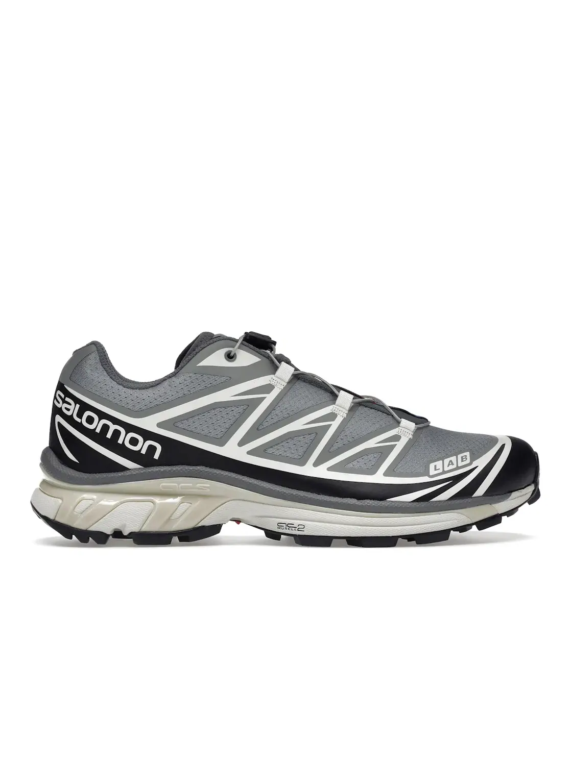 Кроссовки Salomon XT-6 RECUT унисекс, с быстрой шнуровкой, Monument/Phantom/Vanilla Ice — изображение 1 из 4