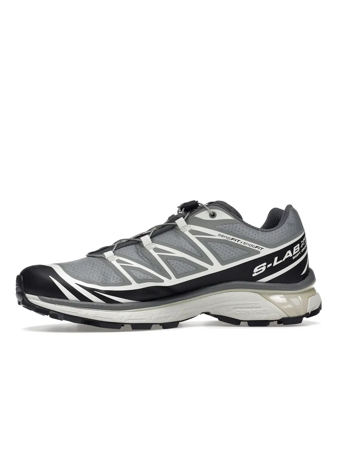 Кроссовки Salomon XT-6 RECUT унисекс, с быстрой шнуровкой, Monument/Phantom/Vanilla Ice — изображение 3 из 4