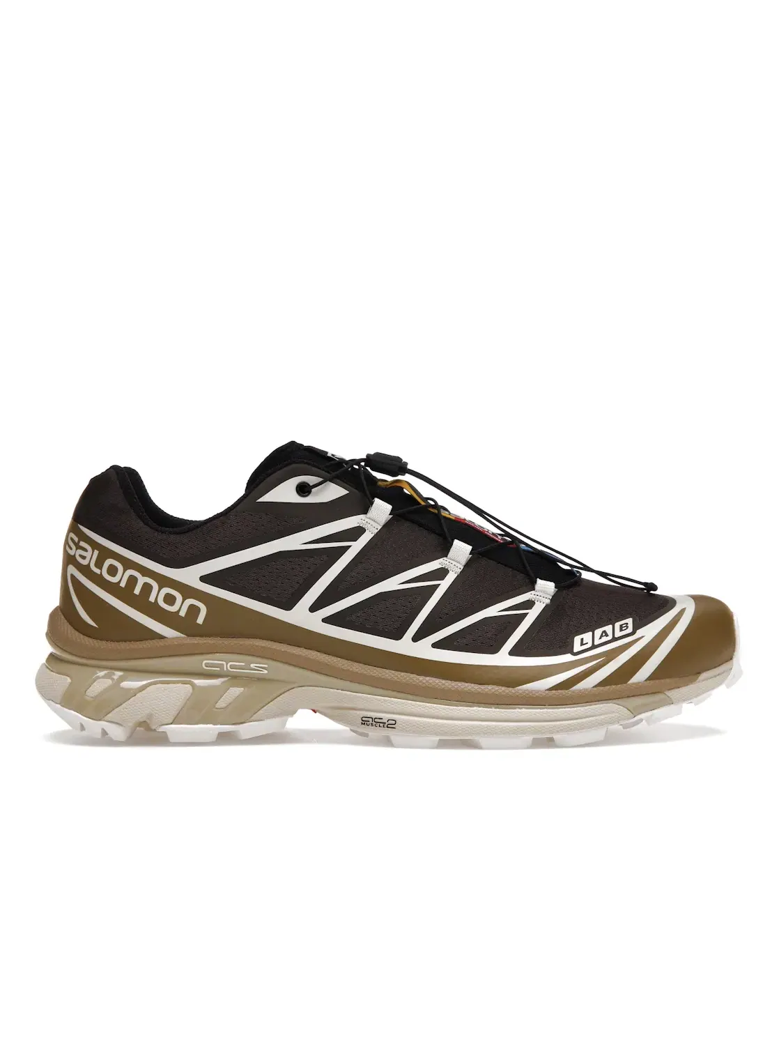 Кроссовки Salomon XT-6 RECUT Унисекс для бега с Quicklace, Wren/Kangaroo/Vanilla Ice — изображение 1 из 4