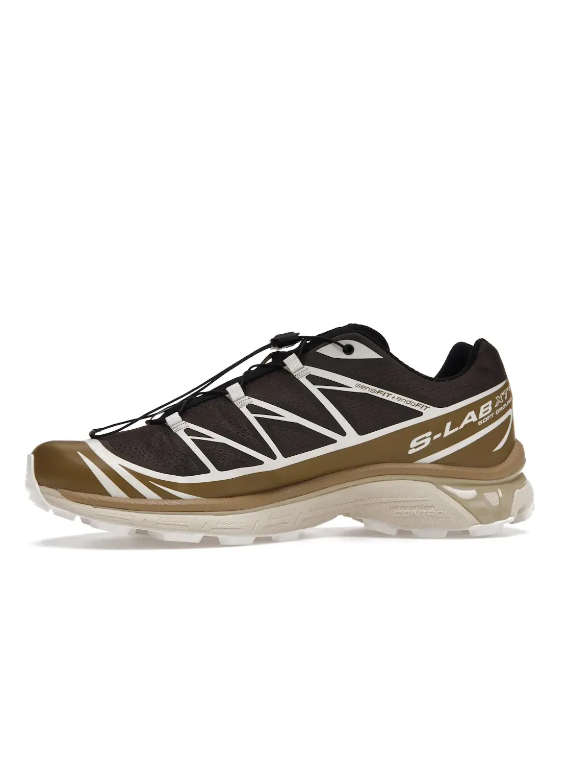 Кроссовки Salomon XT-6 RECUT Унисекс для бега с Quicklace, Wren/Kangaroo/Vanilla Ice — изображение 3 из 4