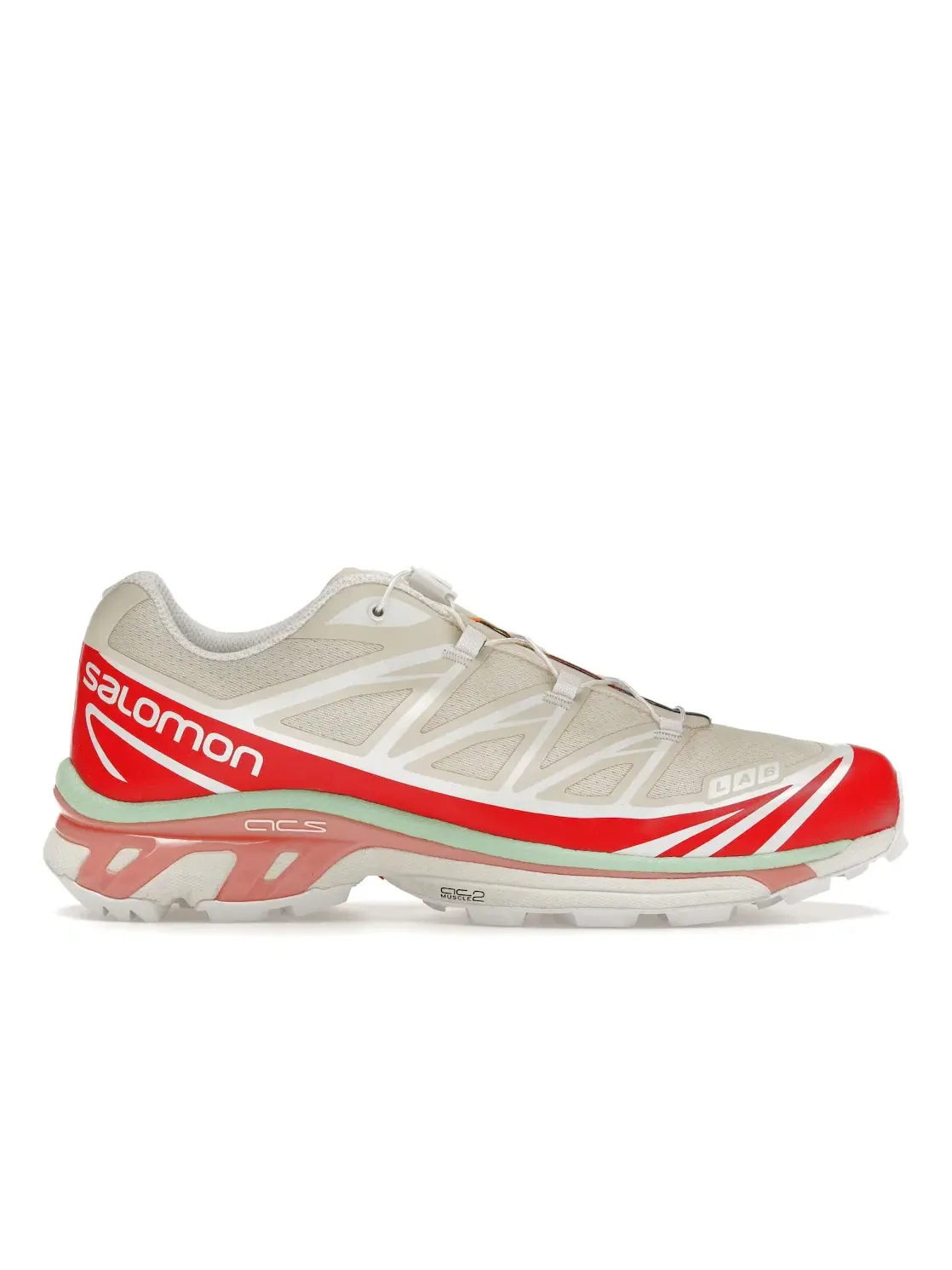 Кроссовки для бега Salomon XT-6 — изображение 1 из 4, красный/зеленый