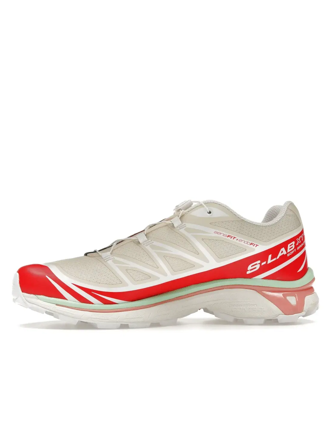 Кроссовки для бега Salomon XT-6 — изображение 3 из 4, красный/зеленый