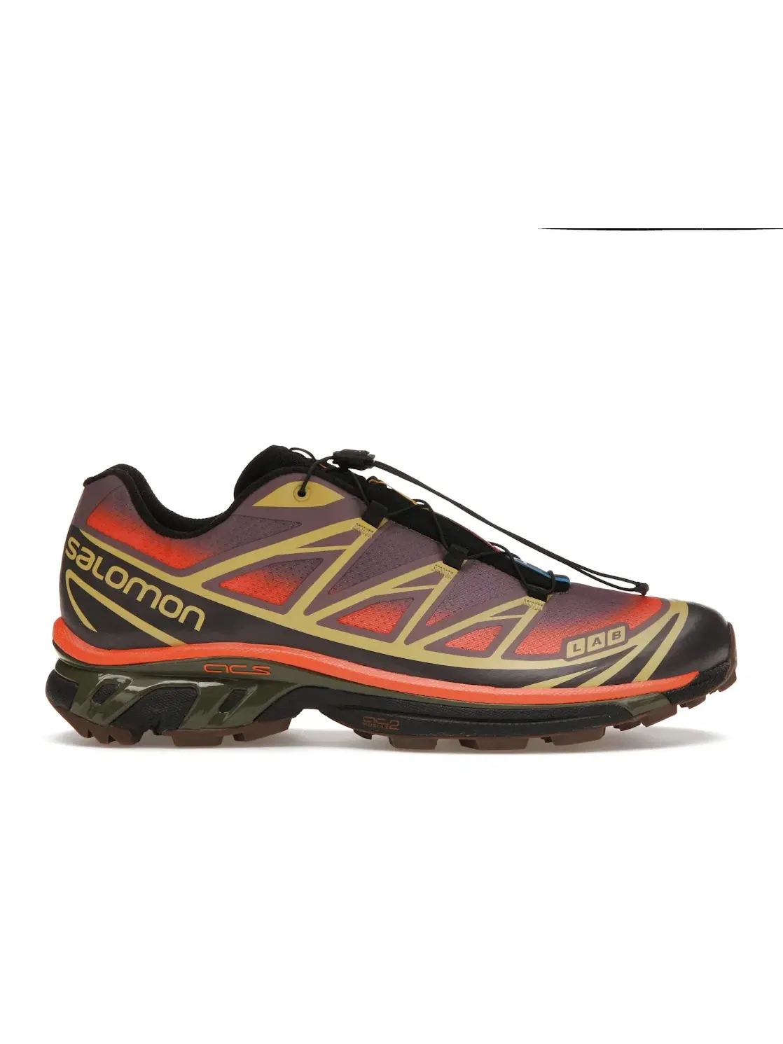 Кроссовки мужские Salomon XT-6 Skyline, для бега по пересеченной местности — изображение 1 из 4, зеленый/оранжевый