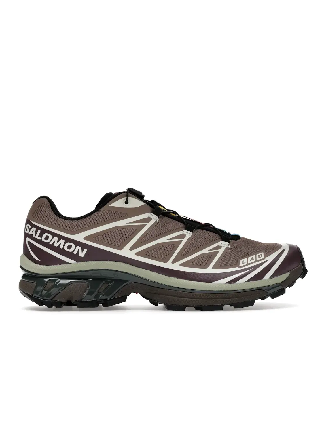 Кроссовки для бега Salomon XT-6, мягкая посадка, Walnut/Huckleberry/Urban Chic — изображение 1 из 4