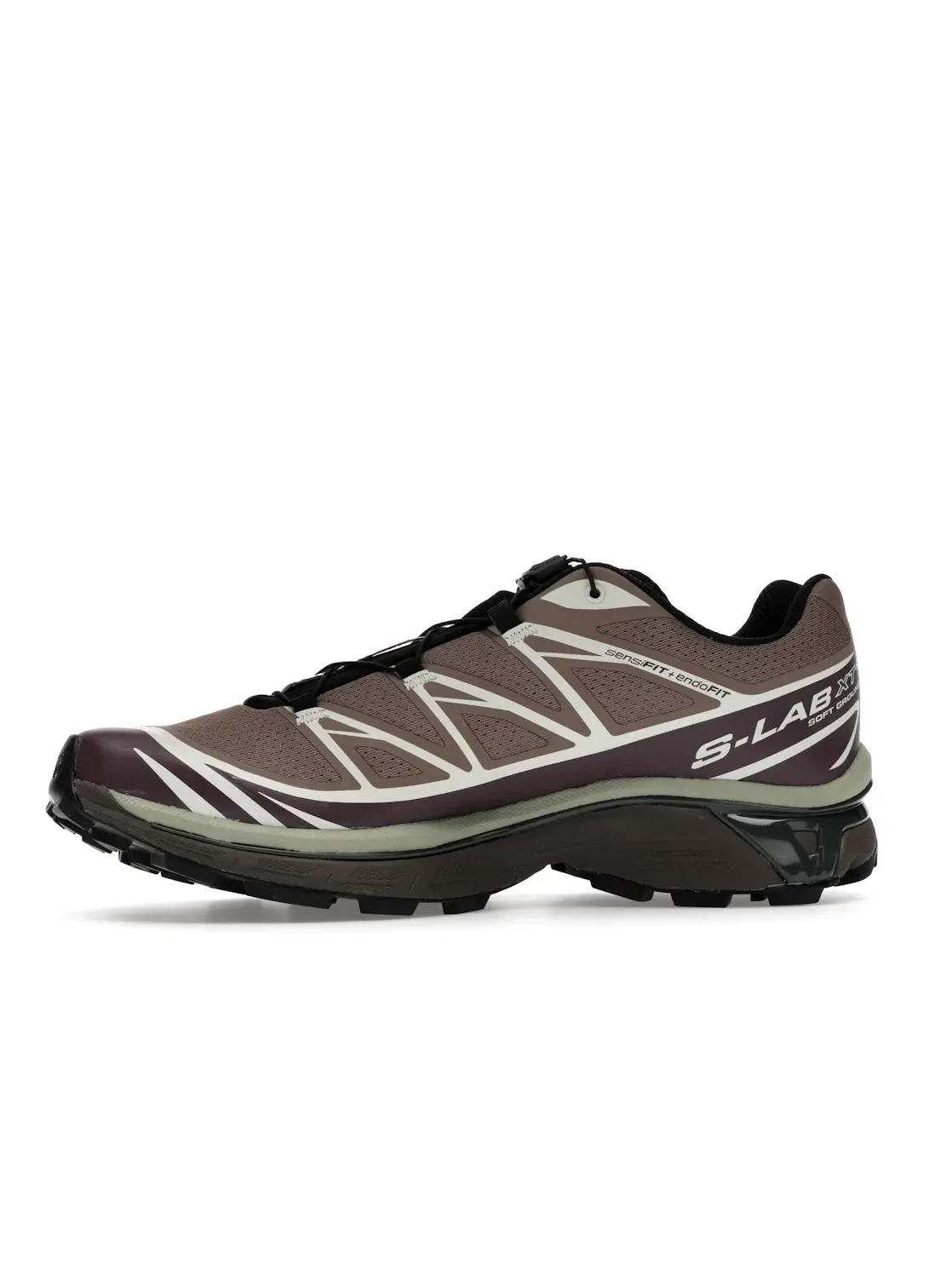 Кроссовки для бега Salomon XT-6, мягкая посадка, Walnut/Huckleberry/Urban Chic — изображение 3 из 4