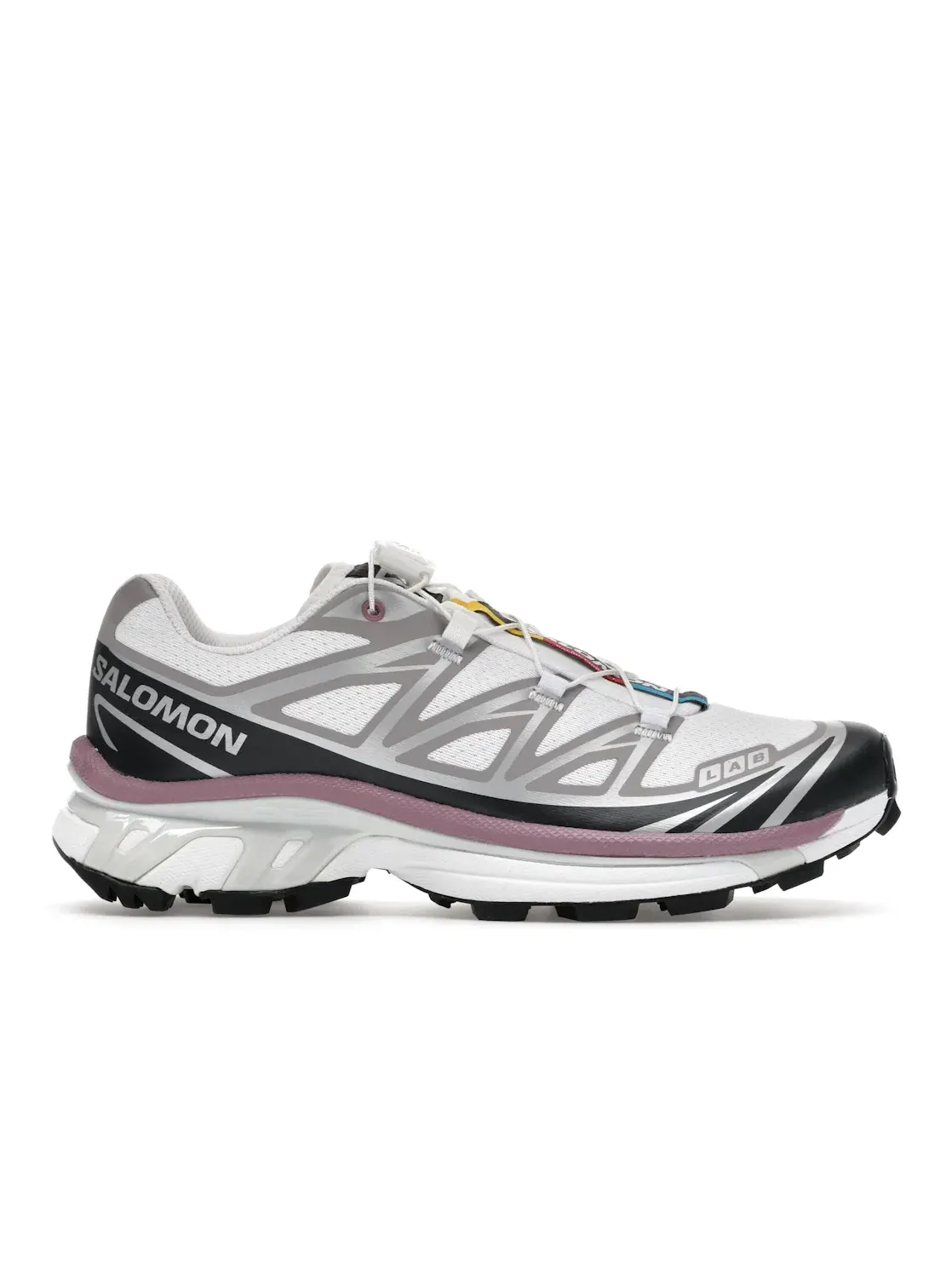 Кроссовки мужские для бега Salomon XT-6, с контрастными акцентами — изображение 1 из 4, белый/черный