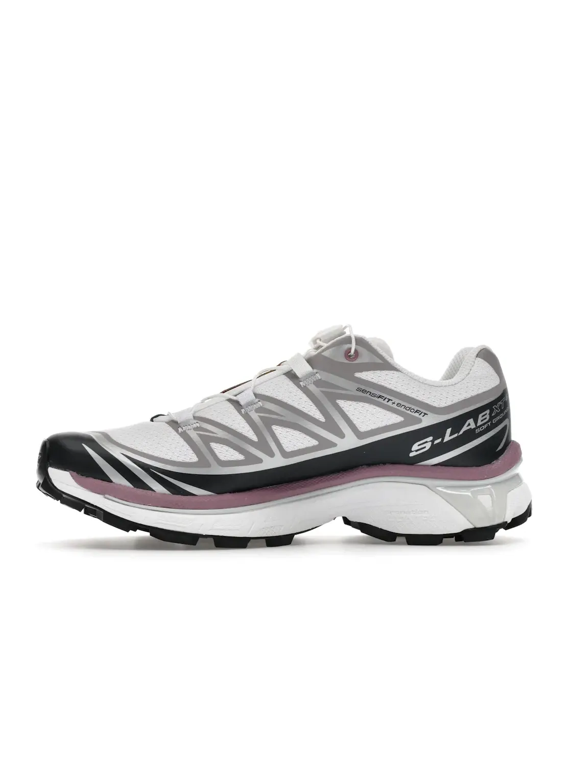 Кроссовки мужские для бега Salomon XT-6, с контрастными акцентами — изображение 3 из 4, белый/черный