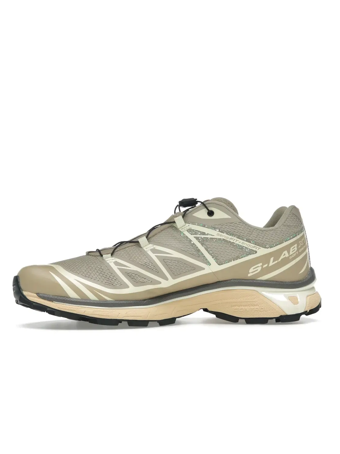 Кроссовки мужские Salomon XT-6, для бега — изображение 3 из 4, белый/прозрачный желтый