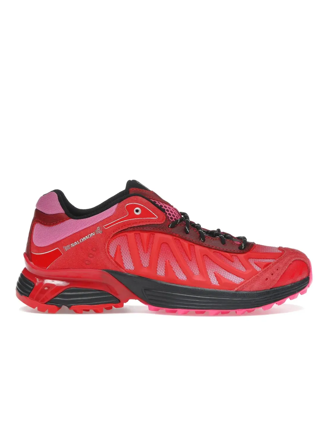 Кроссовки мужские Salomon XT-Whisper, с принтом — изображение 1 из 4, красный розовый черный