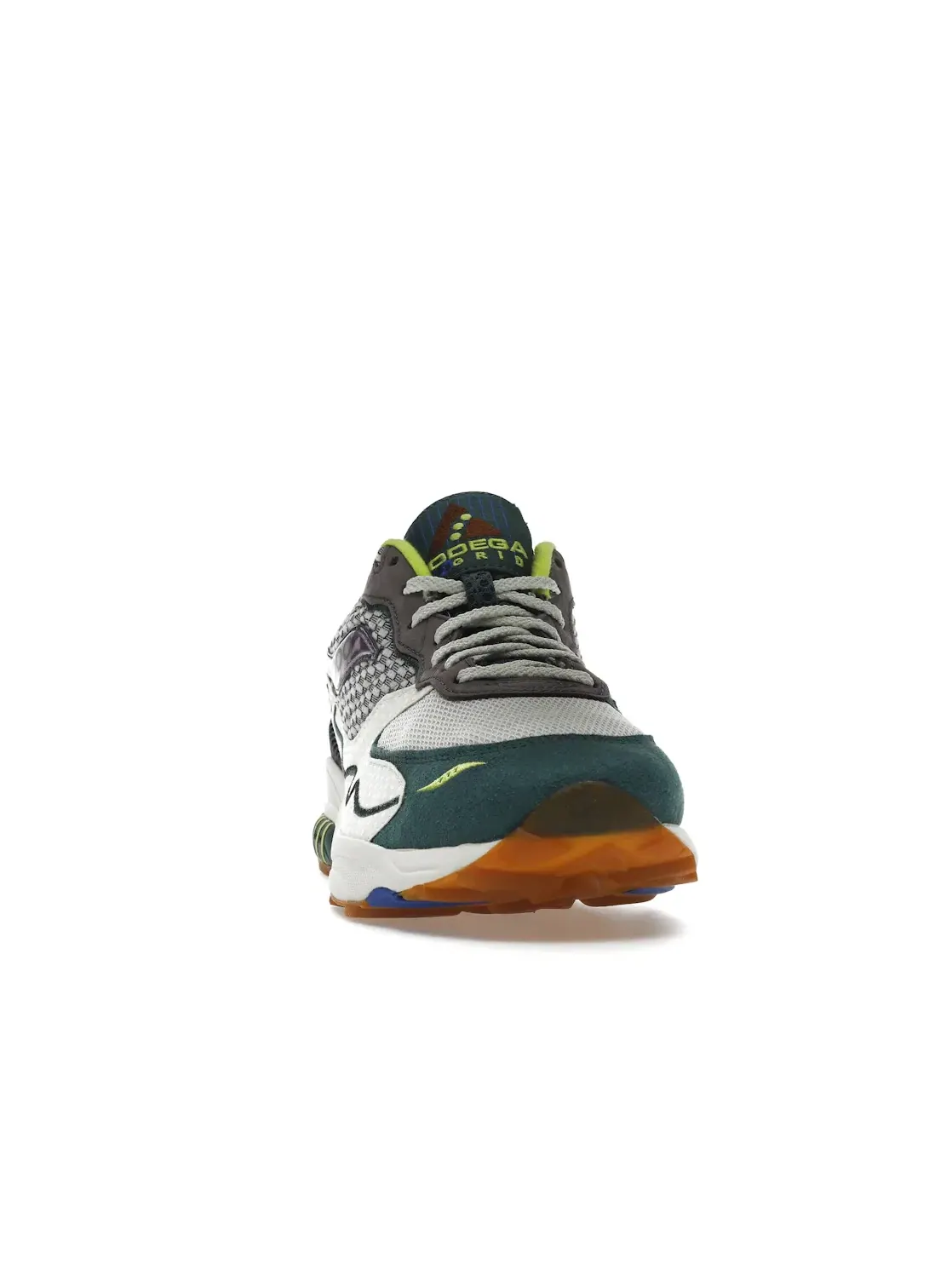Мужские кроссовки с принтом Saucony 3D Grid Hurricane — изображение 2 из 4, бежевый/серый/зеленый