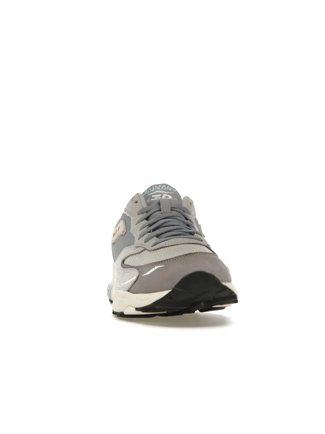 Мужские кроссовки Lifestyle Saucony 3D Grid Hurricane — изображение 2 из 4, серый/кремовый