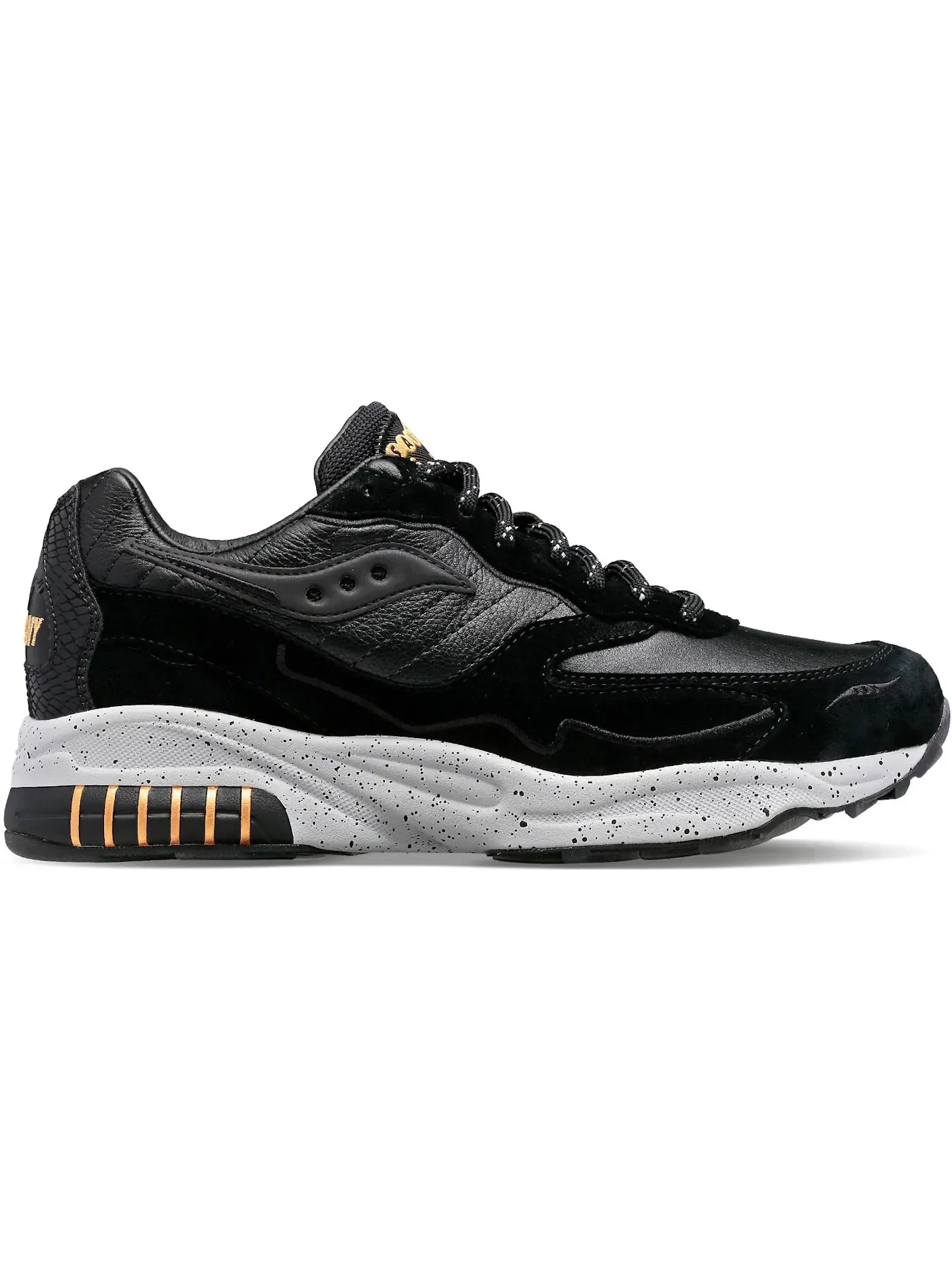 Мужские кроссовки Lifestyle Saucony 3D Grid Hurricane — изображение 1 из 3, черный/золотистый