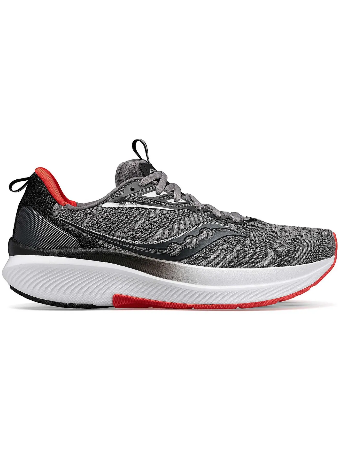 Мужские кроссовки для бега Saucony Echelon 9 — изображение 1 из 1, темно-серый красный