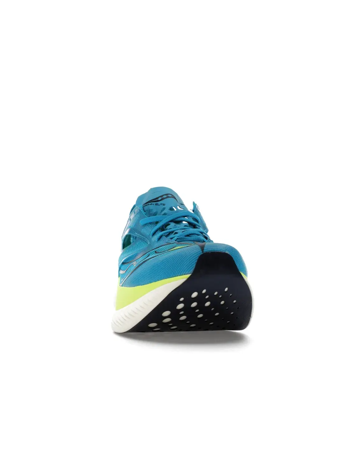 Мужские кроссовки для бега с карбоновой пластиной Saucony Endorphin Elite, Viziblue Citron — изображение 2 из 4