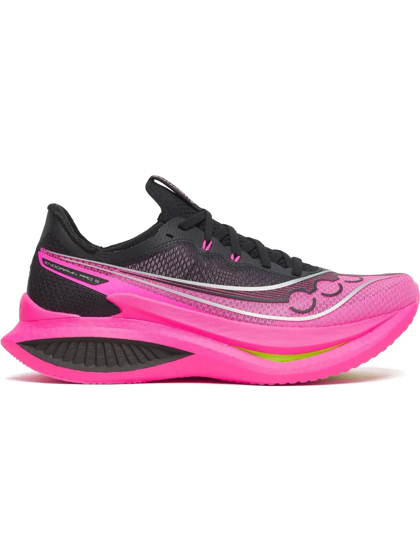 Мужские кроссовки для бега Saucony Endorphin Pro 5 — изображение 1 из 1, черный/розовый