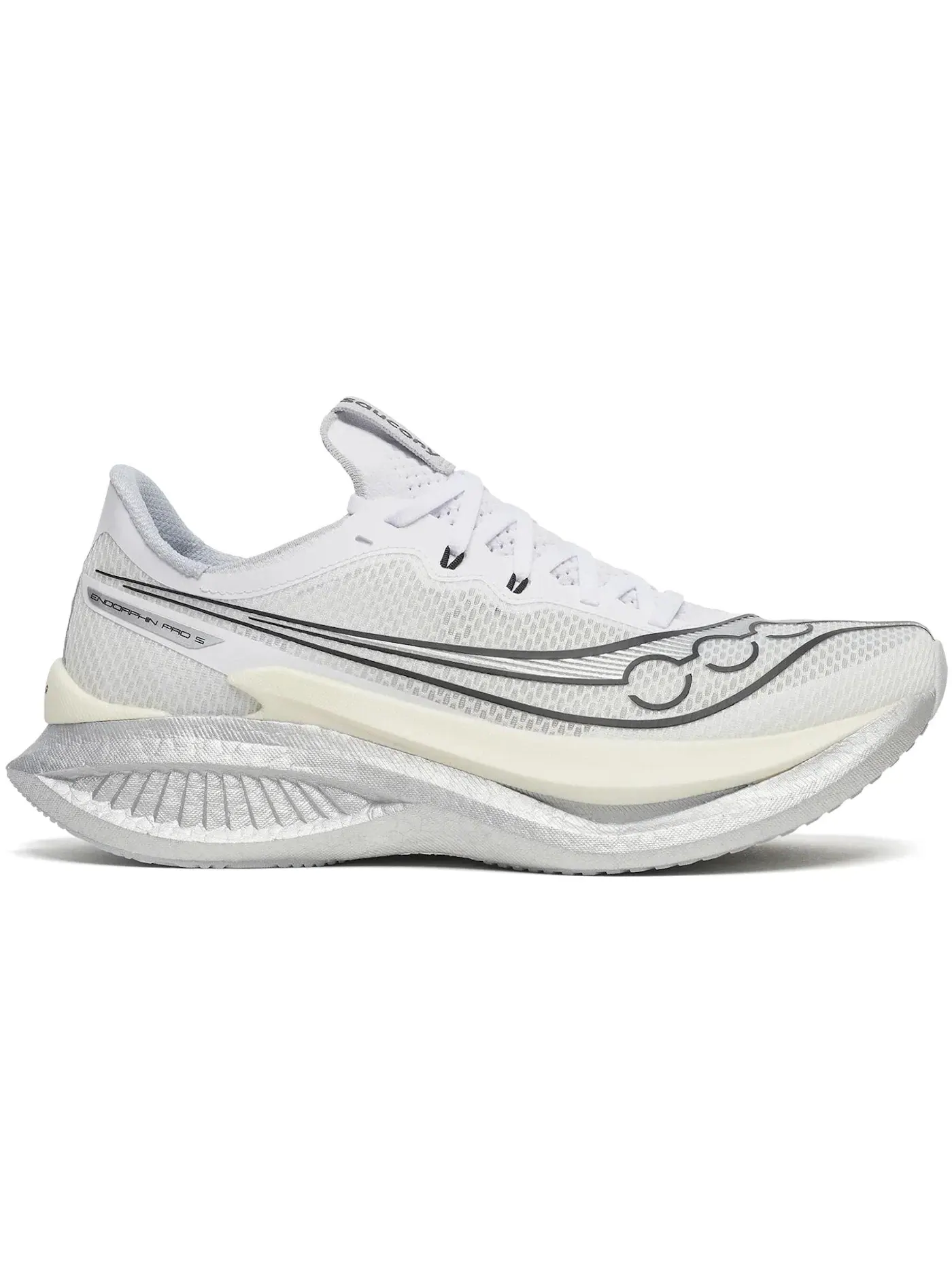 Мужские кроссовки для бега с карбоновой пластиной Saucony Endorphin Pro 5 — изображение 1 из 1, белый черный