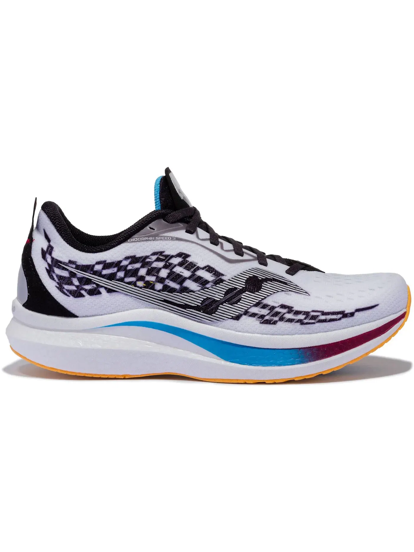Мужские кроссовки для бега Saucony Endorphin Speed 2 — изображение 1 из 1, белый/черный