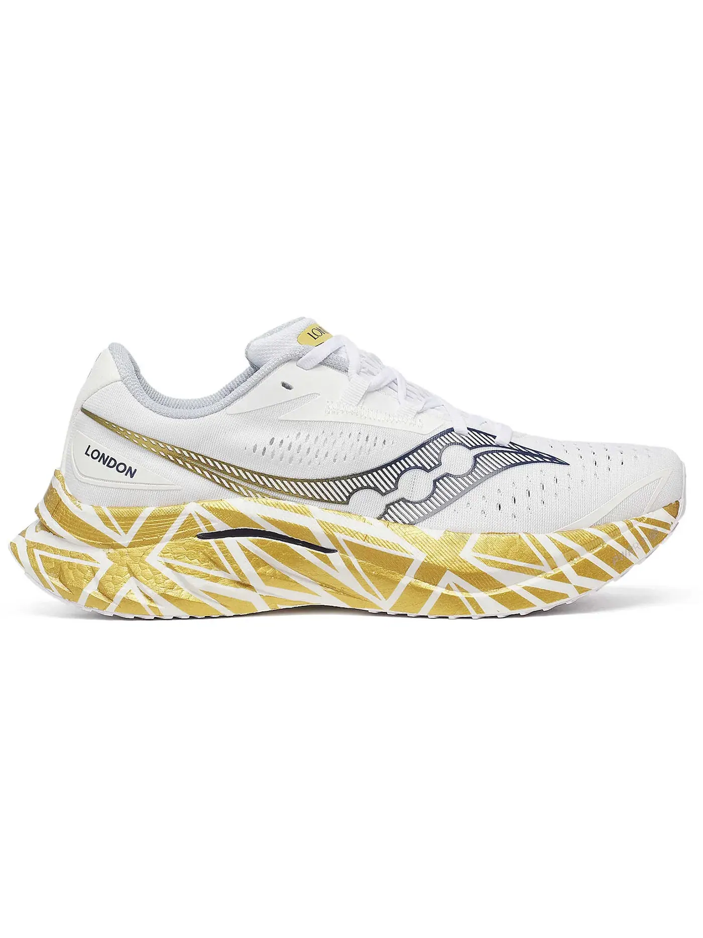 Мужские кроссовки для бега Saucony Endorphin Speed 4 — изображение 1 из 1, белый/золотистый