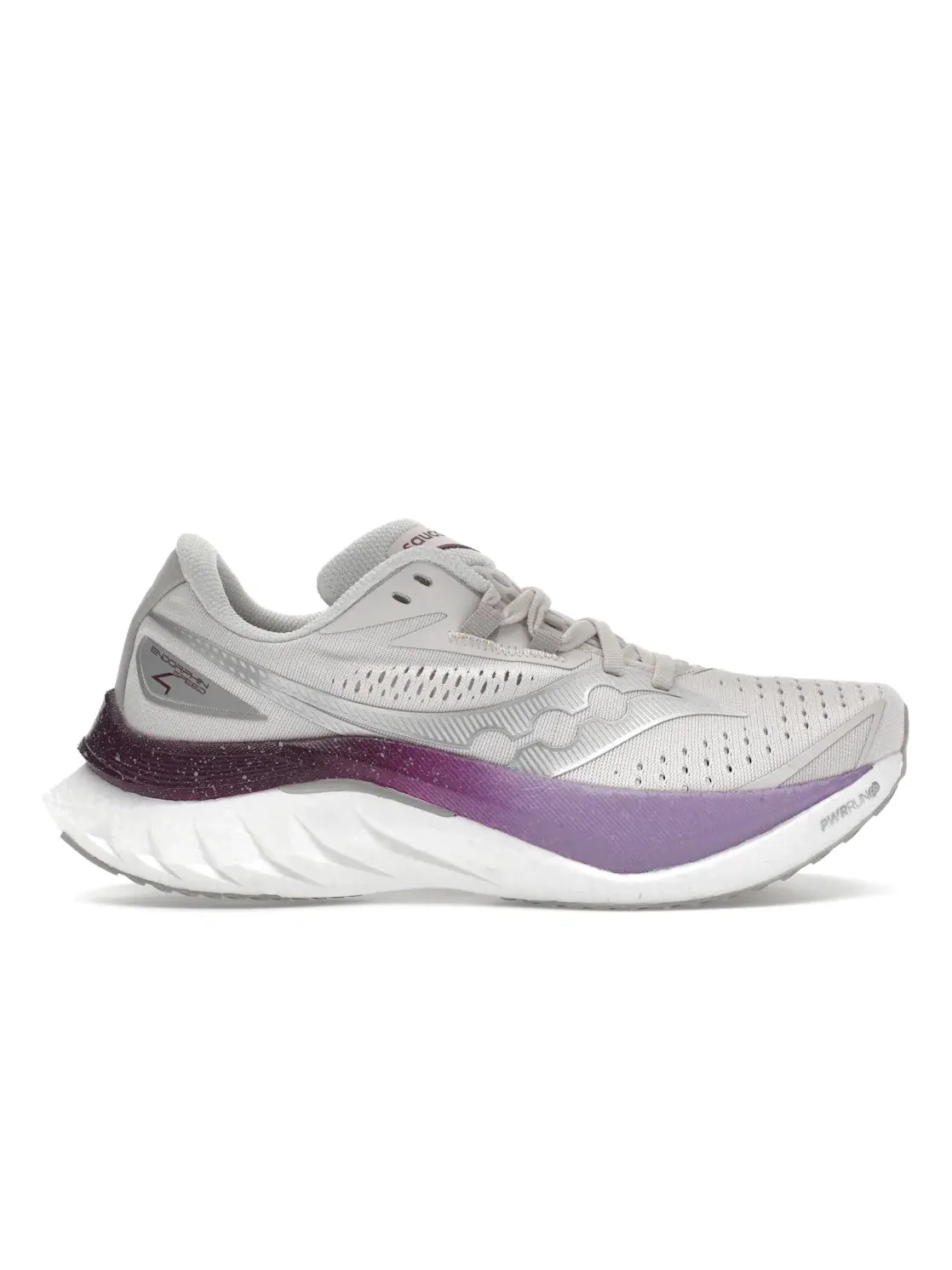 Женские кроссовки для бега с технологией возврата энергии Saucony Endorphin Speed 4, Moon/Plum — изображение 1 из 4