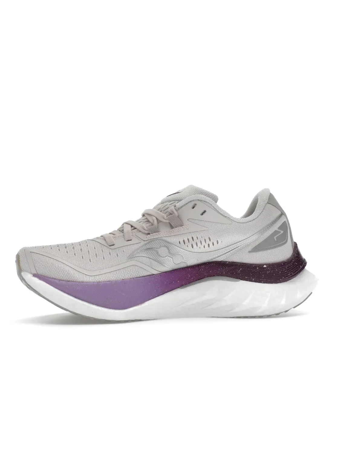 Женские кроссовки для бега с технологией возврата энергии Saucony Endorphin Speed 4, Moon/Plum — изображение 3 из 4