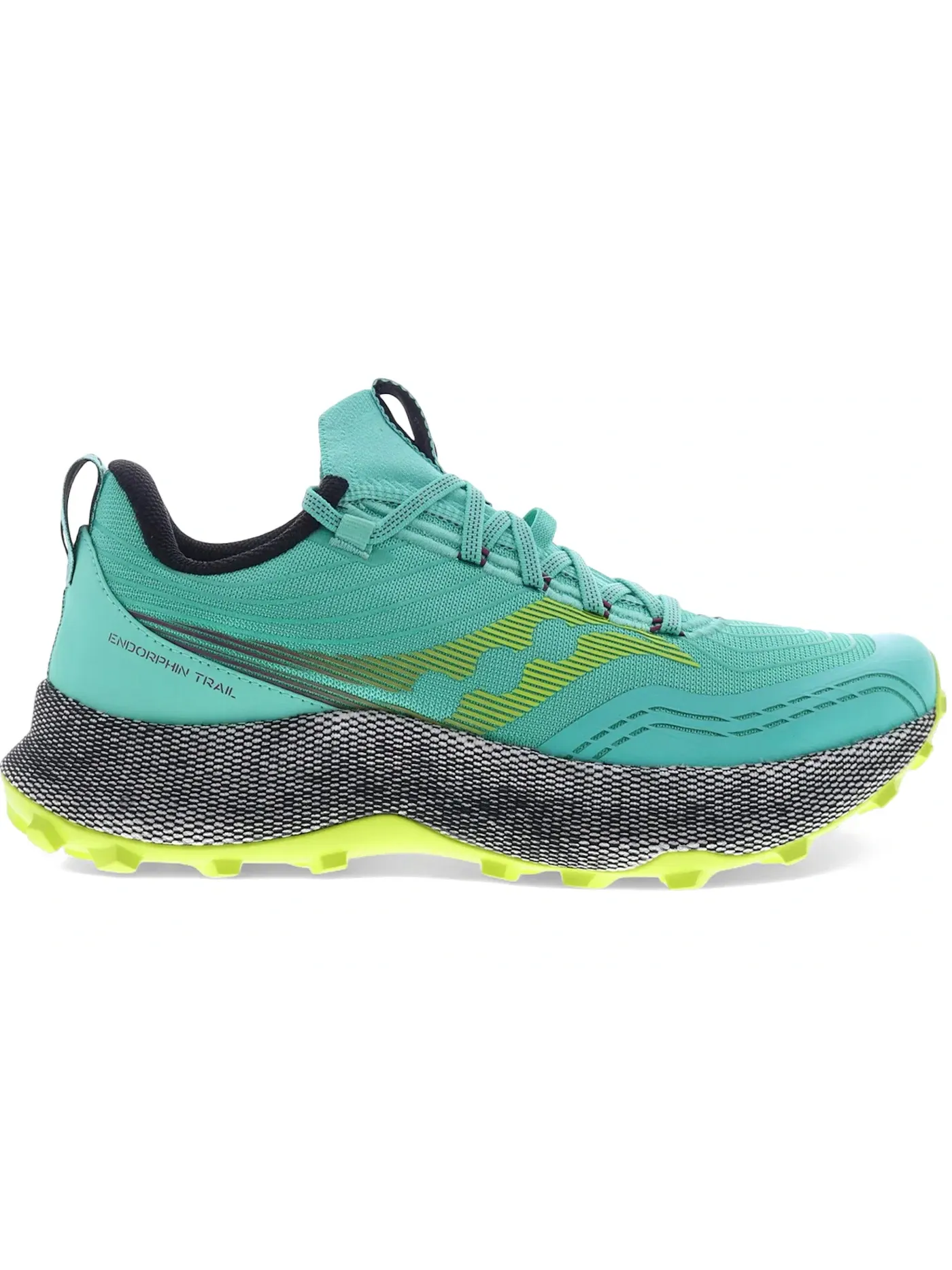 Женские кроссовки для бега Saucony Endorphin Trail, Cool Mint/Acid — изображение 1 из 1