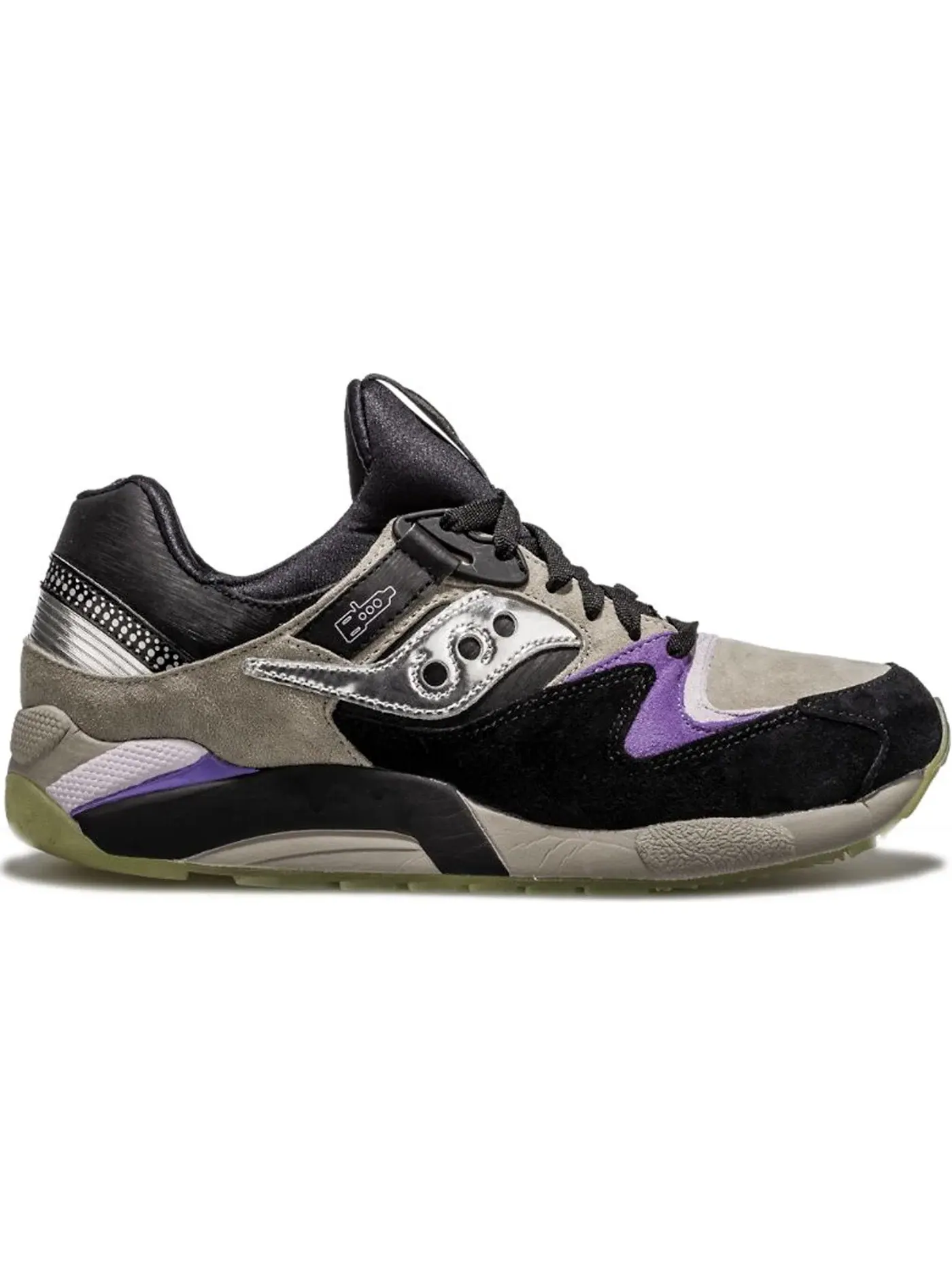 Мужские кроссовки Lifestyle Saucony Grid 9000 — изображение 1 из 1, черный/фиолетовый