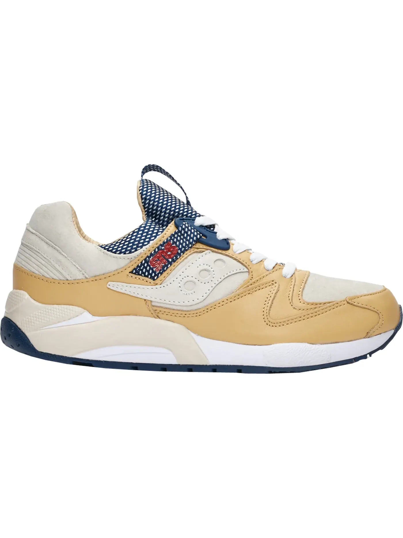 Мужские кроссовки Lifestyle Saucony Grid 9000 — изображение 1 из 1, белый/синий
