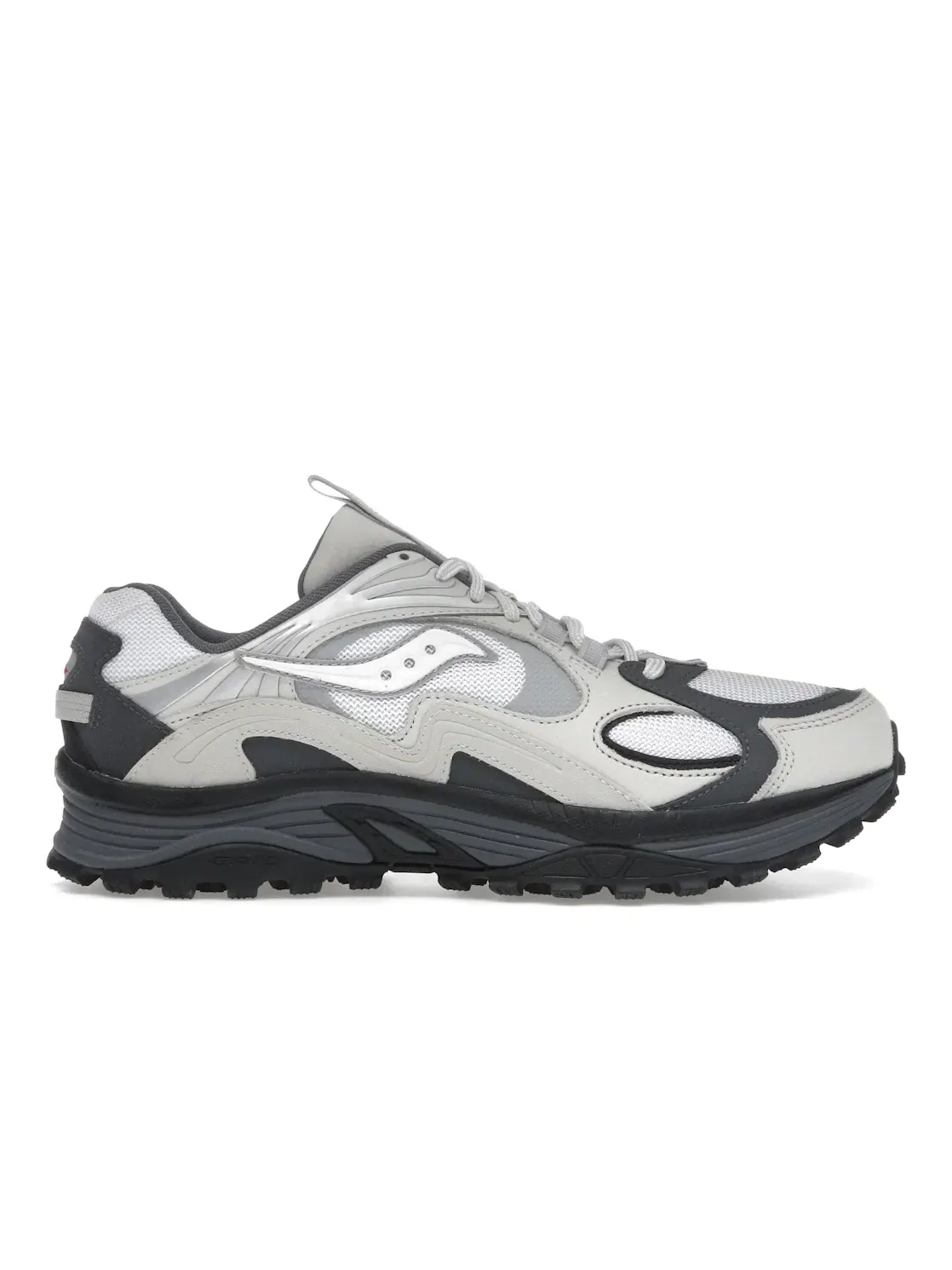 Мужские кроссовки Lifestyle Saucony Grid Aura X — изображение 1 из 4, белый/серебристый