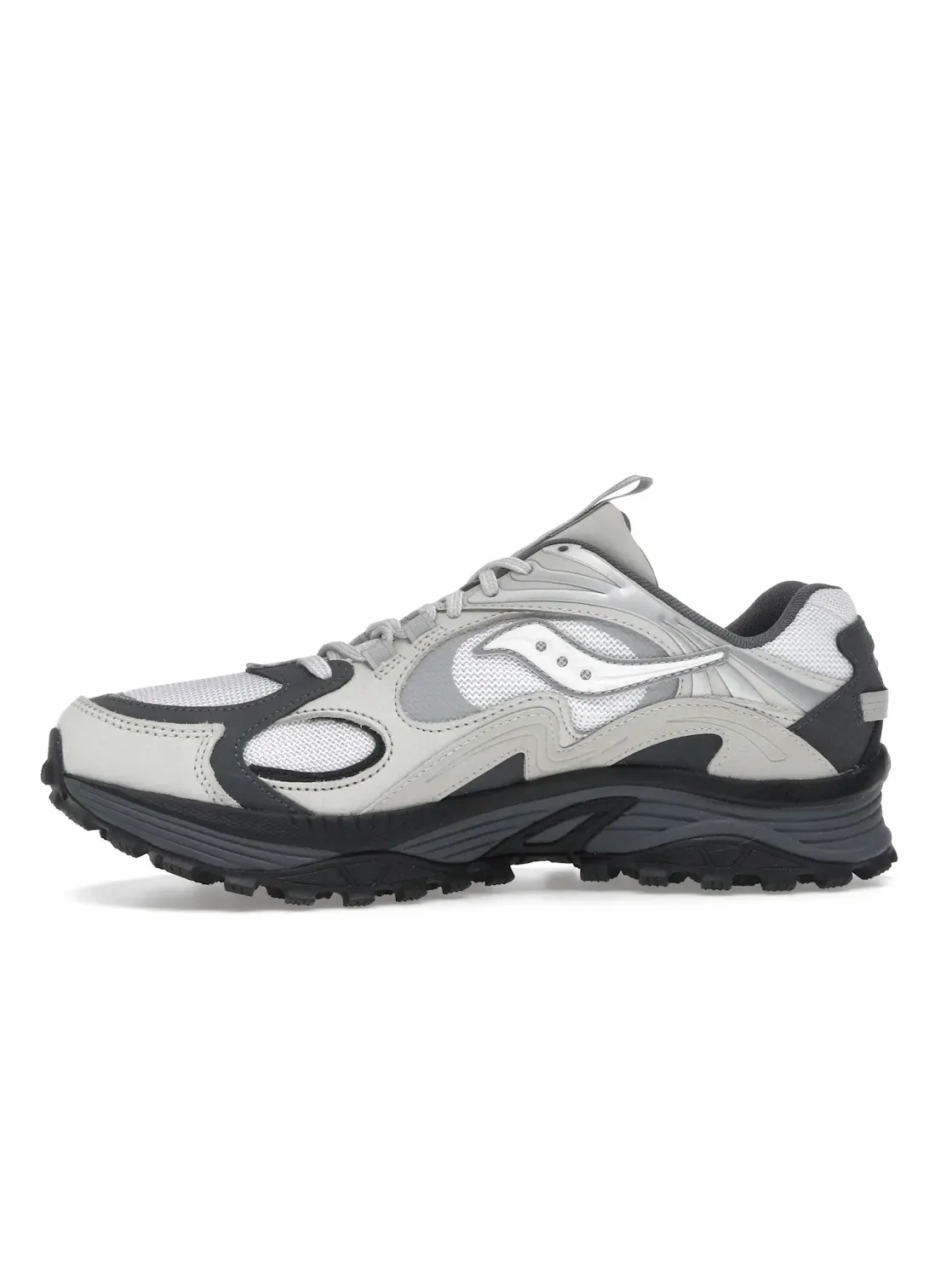 Мужские кроссовки Lifestyle Saucony Grid Aura X — изображение 3 из 4, белый/серебристый