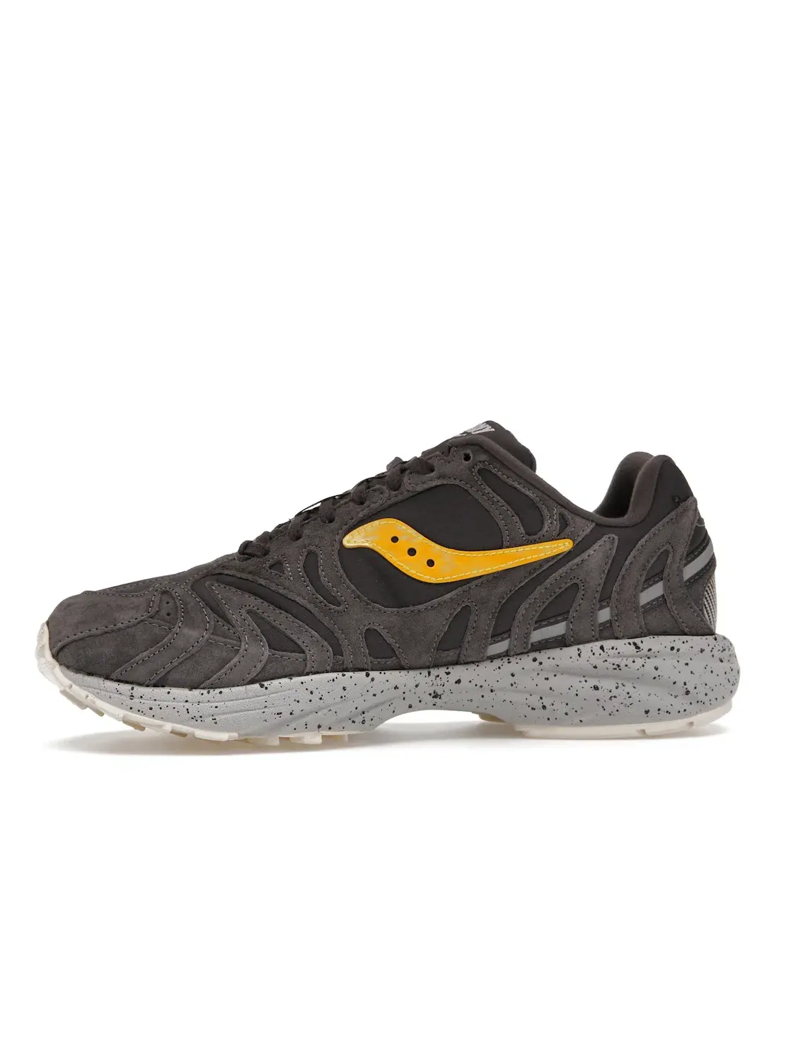 Мужские кроссовки Lifestyle Saucony Grid Azura 2000 — изображение 3 из 4, черный//желтый