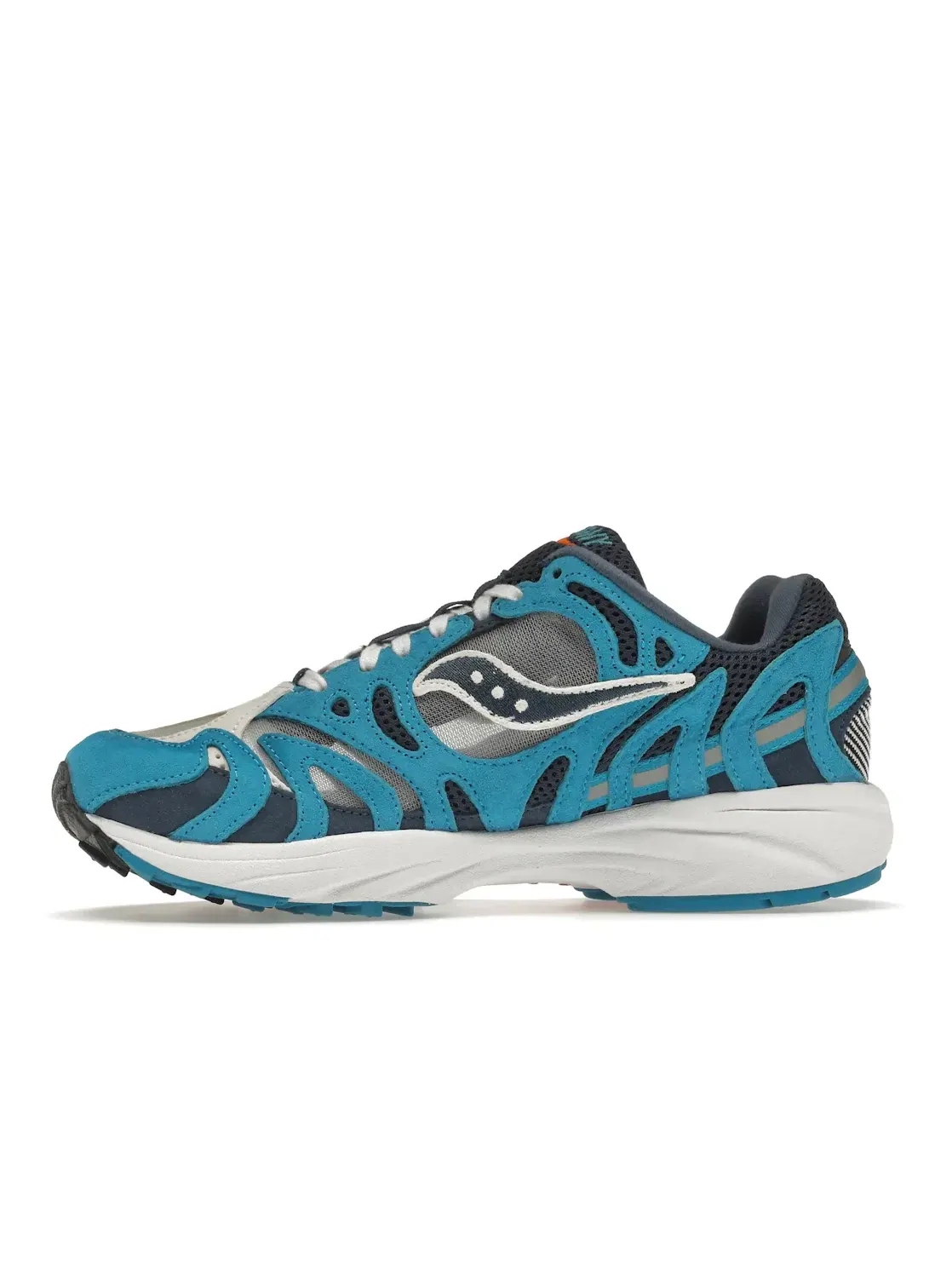 Мужские кроссовки Lifestyle Saucony Grid Azura 2000 — изображение 3 из 4, джинсовый синий//белый