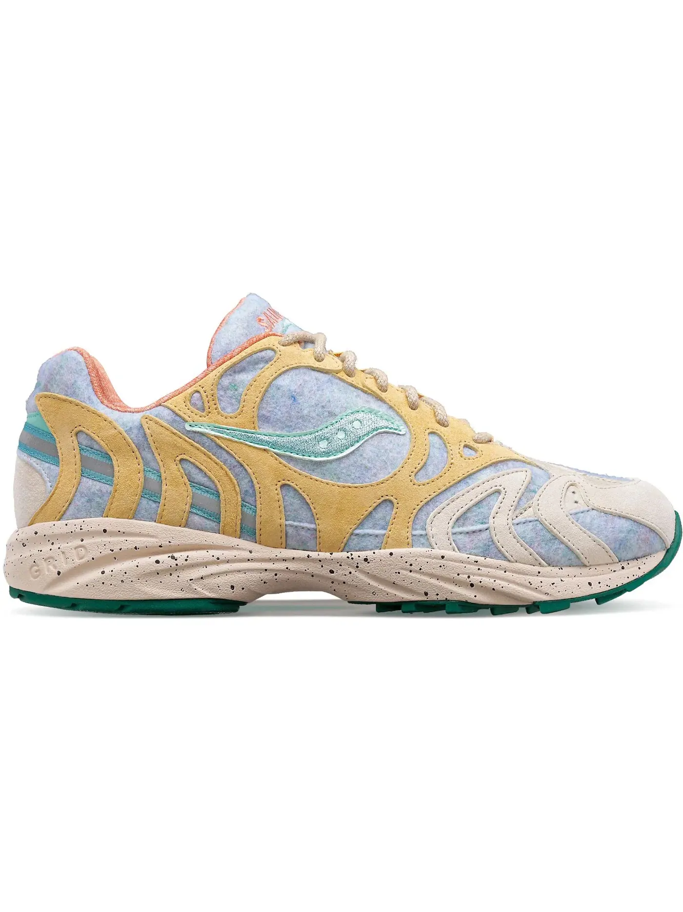 Мужские кроссовки Lifestyle Saucony Grid Azura 2000 — изображение 1 из 2, серый мульти