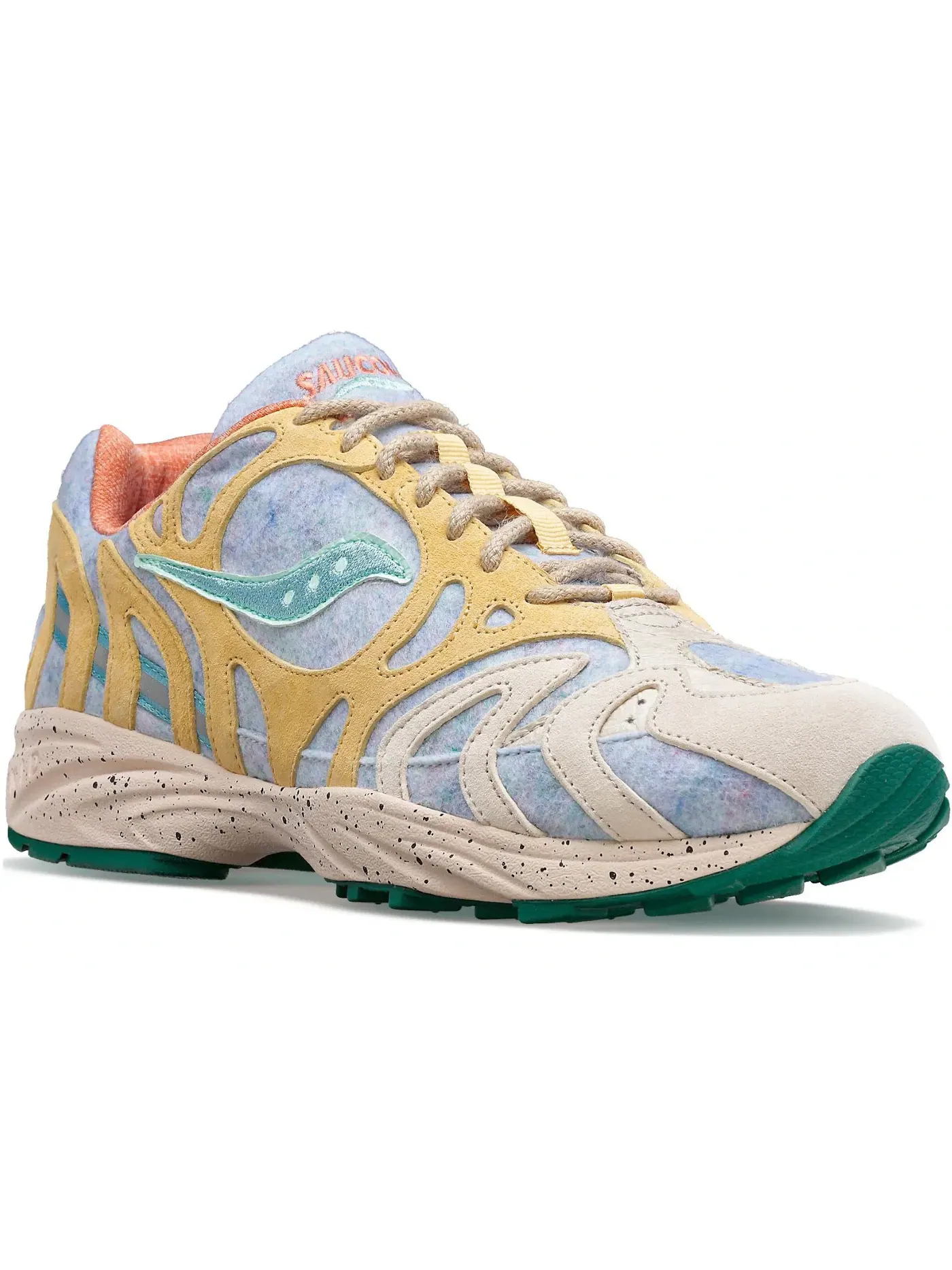 Мужские кроссовки Lifestyle Saucony Grid Azura 2000 — изображение 2 из 2, серый мульти