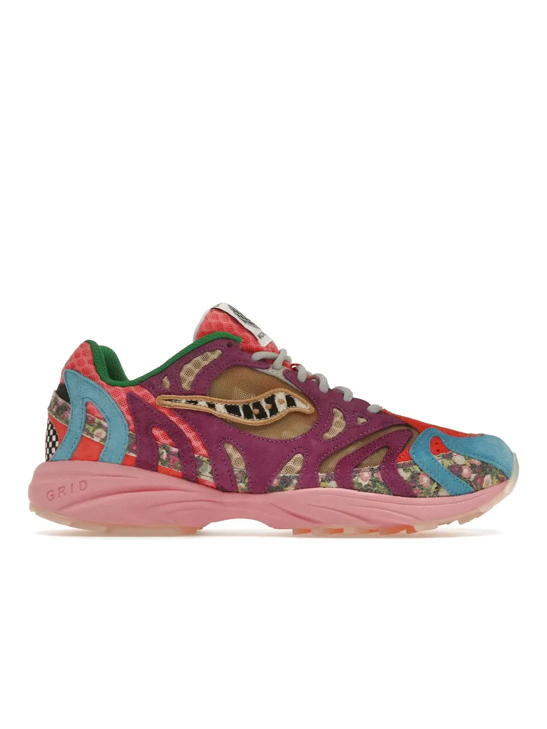 Мужские кроссовки Lifestyle Saucony Grid Azura 2000 Jae Tips Remember Who Fronted — изображение 1 из 4, мульти/мульти