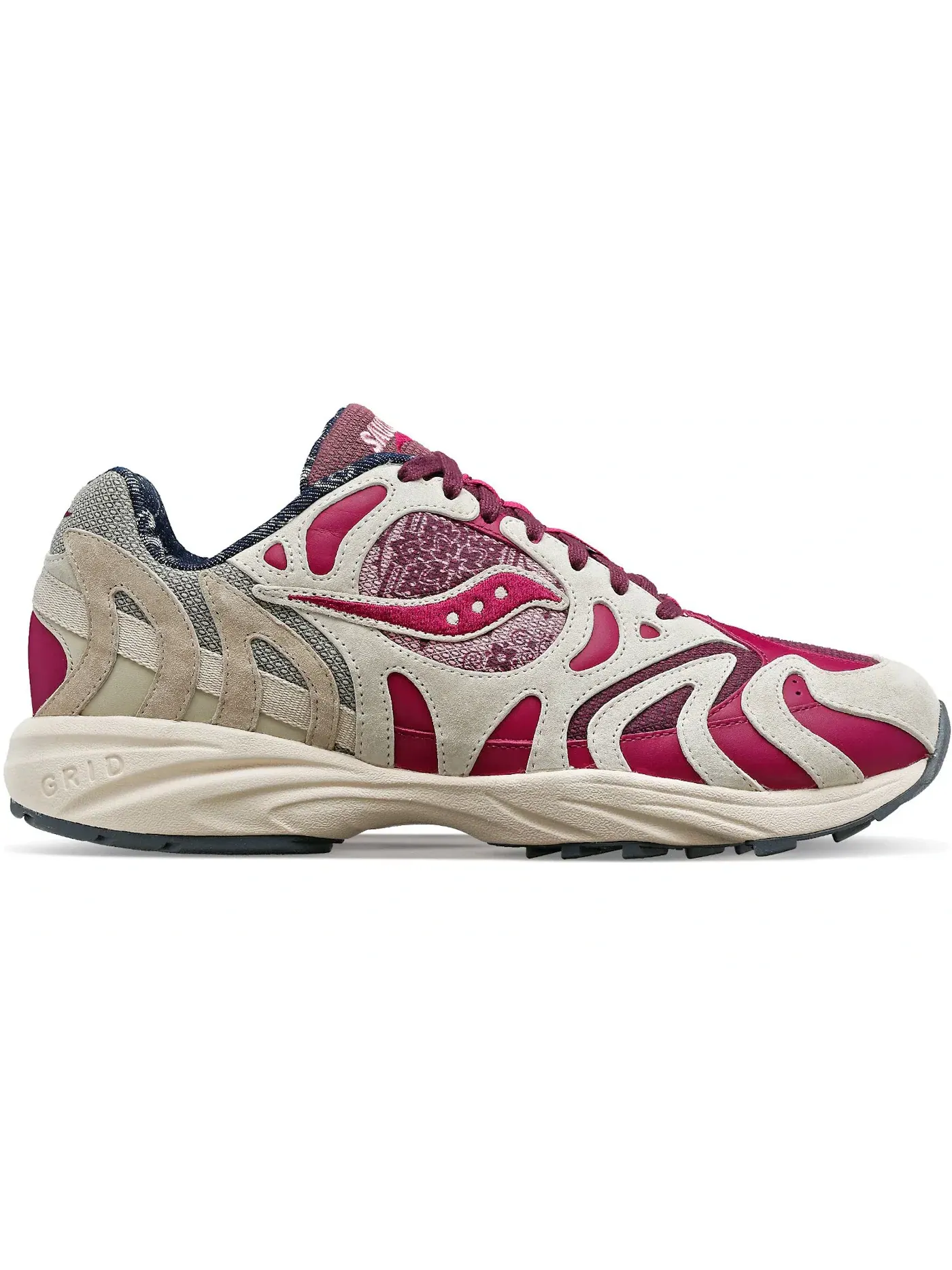 Мужские кроссовки Lifestyle Saucony Grid Azura 2000 — изображение 1 из 3, коричневый